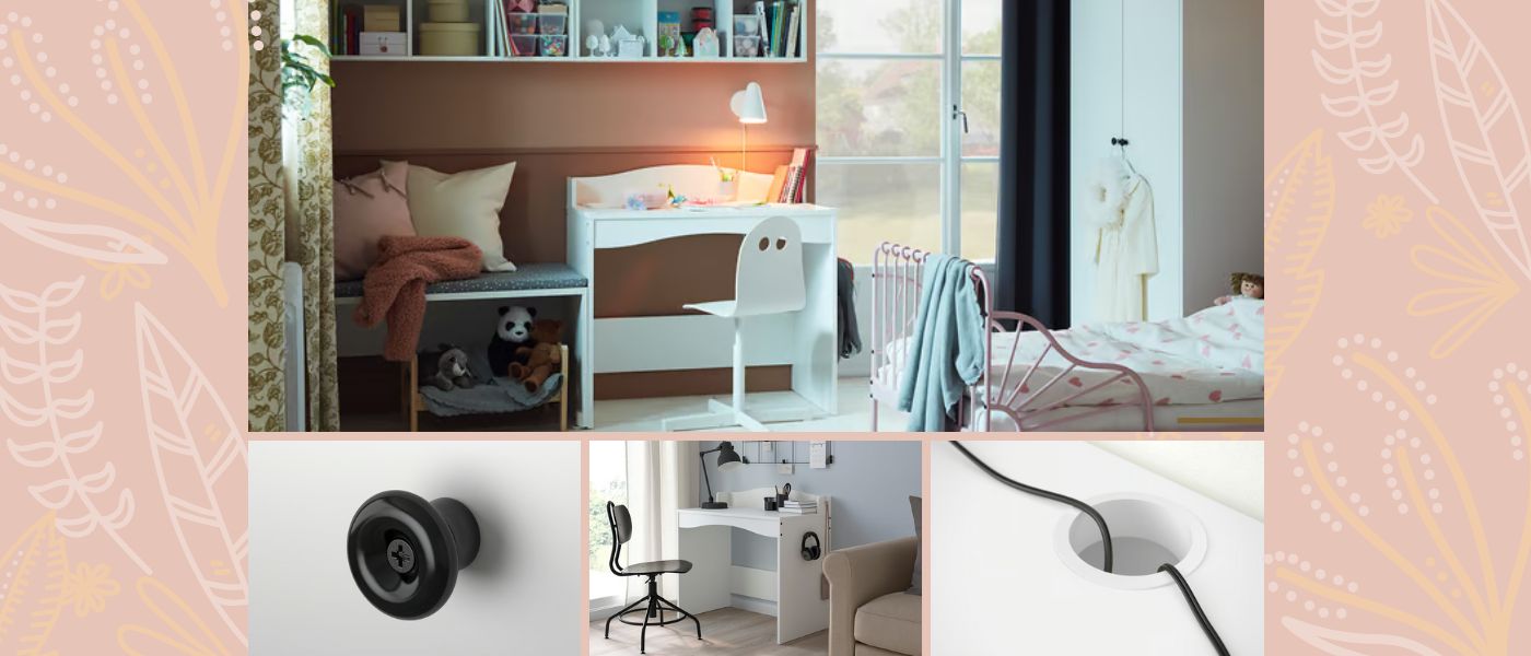 میز تحریر ایکیا مدل IKEA SMAGORA